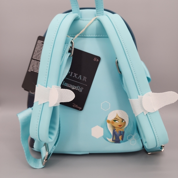 Loungefly Disney Pixar Moments Incredibles Syndrome Mini Backpack with wallet - Picture 3 of 10